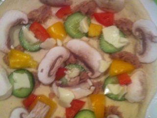 13、自制意大利pizza……,如图