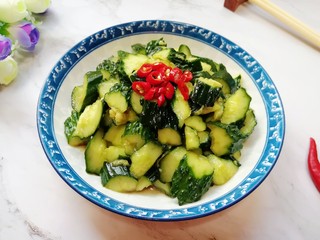 16、拍黄瓜,开吃啦!