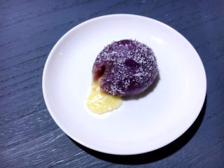 13、芝士椰蓉紫薯球,爆浆时刻