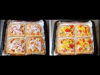 3、吐司水果披萨,加盖一层洋葱丝，加盖一层玉米粒与豌豆，再摆上小西红柿片。