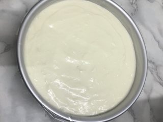 18、海洋慕斯蛋糕,盖上保鲜膜