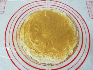 21、俄式提拉米苏,这是第一层做好的样子。