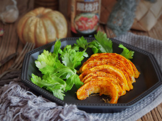 12、照烧酱汁烤南瓜,成品图~