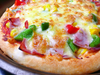 18、虾仁培根披萨,完美出炉～～