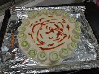 1、秋葵披萨,制作披萨饼皮