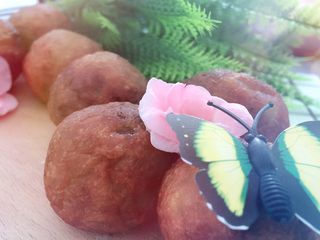 13、#甜味#糯米南瓜球,我喜欢凉了以后吃????