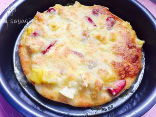 13、简单快速方便易做的水果披萨????,颜色好美啊！