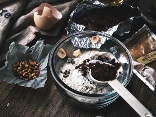 7、浓郁巧克力咖啡马芬蛋糕,放入红糖或黑糖30g