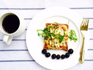 1、30天不重复的快手早餐,吐司披萨