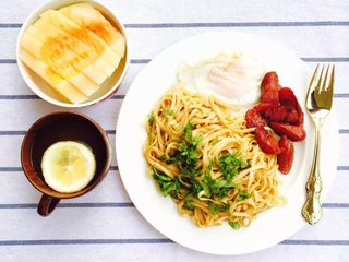 9、30天不重复的快手早餐,葱油拌面