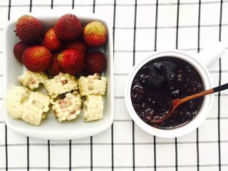 28、30天不重复的快手早餐,红豆粥