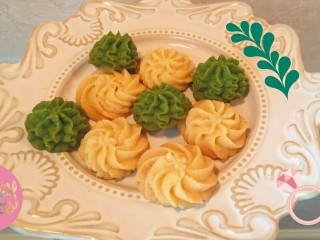 15、裱花曲奇-黄油曲奇,完成。