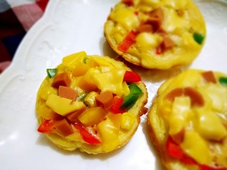 10、Mini披萨,简单快手的营养早餐！