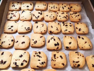 13、蔓越莓饼干,出炉后晾凉