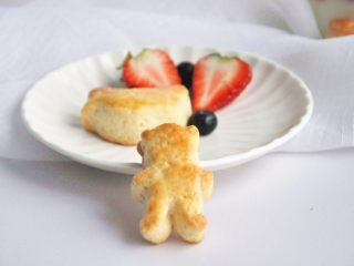 16、奶油奶酪司康,卡通小司康，是不是心情忽然就美好了？