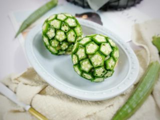 15、秋葵薯泥球,做好了记得拍照留念哦！