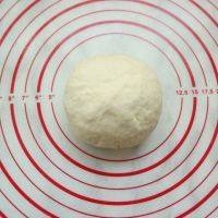 4、黑椒鸡肉披萨,揉成面团,温暖处进行发酵