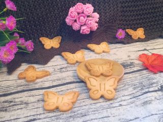 13、蝴蝶饼干,成品图。
