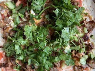 13、这是田园披萨吗????？,放香菜