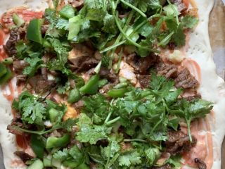 14、这是田园披萨吗????？,黄瓜 和辣椒