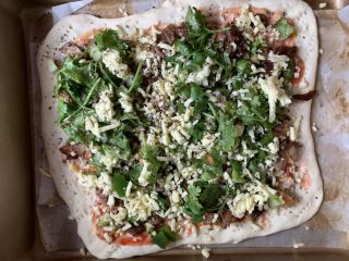 16、这是田园披萨吗????？,撒芝士碎