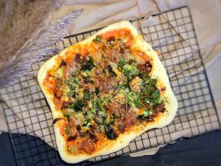 20、这是田园披萨吗????？,出炉