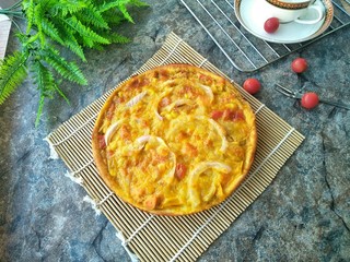 14、咖喱披萨,成品