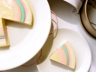 13、彩虹慕斯蛋糕,成品2