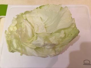 12、起司猪排,卷心菜叶叠起