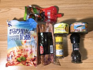 2、自制披萨,准备材料