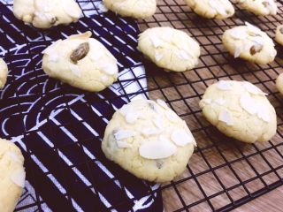 14、烘培之葡萄干杏仁酥,来个近景图片,酥酥的适合当下午茶点心