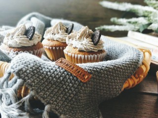 15、奥利奥奶油杯子蛋糕,美味的下午茶时光开始啦。