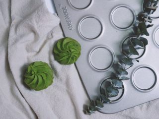 18、抹茶白巧曲奇,成品图