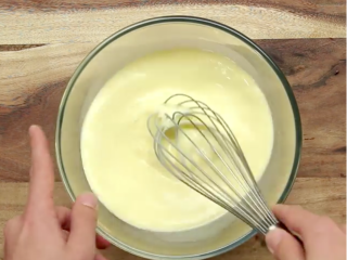 5、厨房老湿，快速做草莓法式吐司,全部搅匀