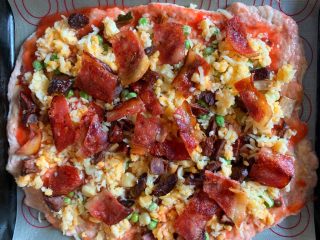 14、红烧肉披萨,放培根