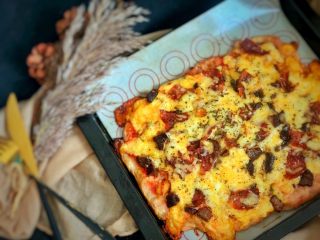 19、红烧肉披萨,分享