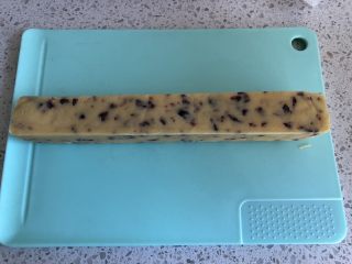 16、零失败|蔓越莓曲奇,冻硬的面团取出