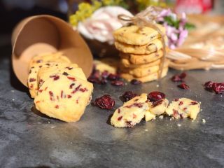 21、零失败|蔓越莓曲奇,很酥很好吃