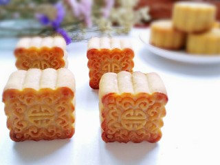 23、蔓越莓绿豆馅月饼（内附馅料做法）,成品图！