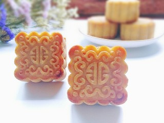 24、蔓越莓绿豆馅月饼（内附馅料做法）,成品图！