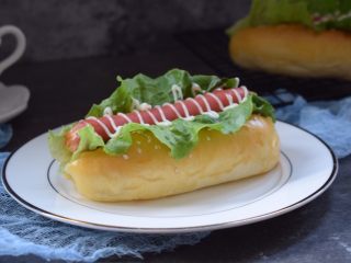 23、热狗面包,成品图　