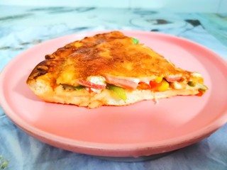 19、培根火腿披萨,很美味哦