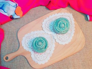 17、玫瑰花馒头,成品图。