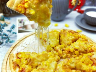 15、香甜玉米粒披萨,香甜美味又拉丝(^_^)