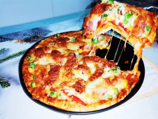 20、培根披萨,很美味哦，喜欢赶紧做起来