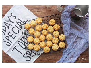 16、⭐原味黄油曲奇饼干⭐,美美的曲奇来咯～