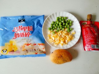 1、芒果披萨,准备好材料