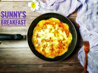 13、花边披萨~饺子皮平底锅版,美味的披萨出锅了????️