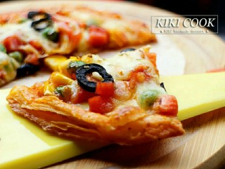 6、千层酥皮披萨,超级好吃呦