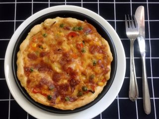 7、大虾披萨,上桌，享用????